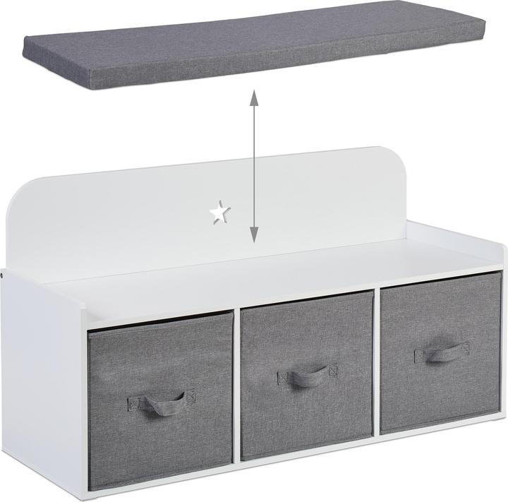 Relaxdays Banc pour enfants (99 cm)