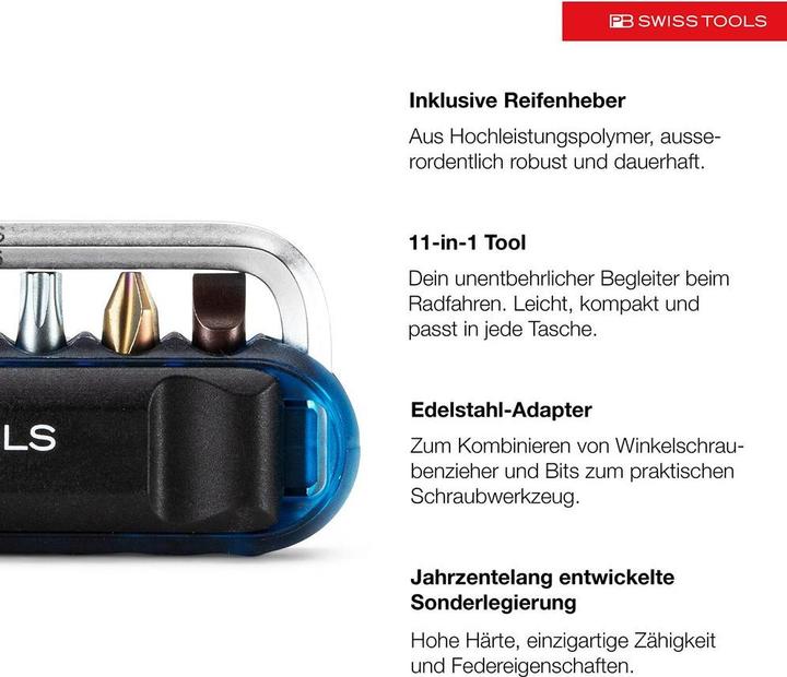 Actual product image PB Swiss Tools BikeTool (Cross Phillips PH, Hexagon socket TX)