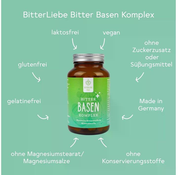 Actual product image Bitterliebe Bitter base complex (120 pcs., Capsules, 270 g)
