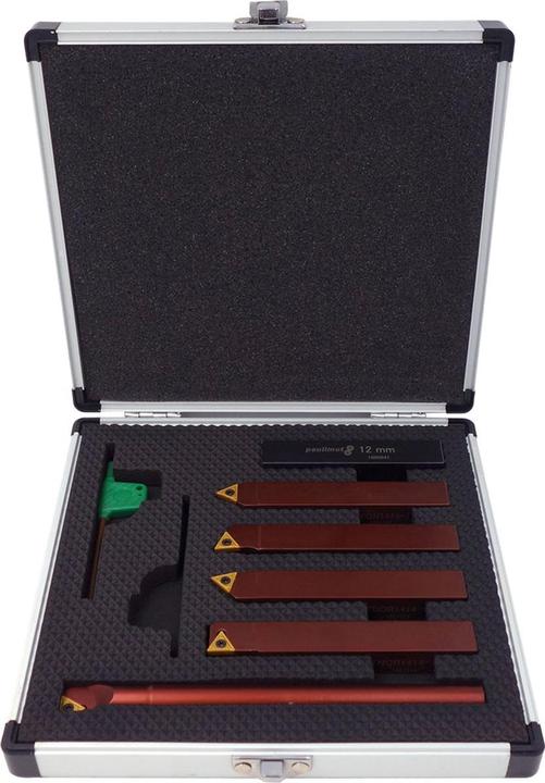 Actual product image Paulimot Turning chisel set with inserts, 14 mm, incl. drill rod Ø 12 mm (14 mm)