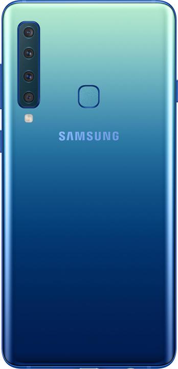 Produktbild Samsung Galaxy A9 (128 GB, Lemonade Blue, 6.30", Dual SIM + SD, 24 Mpx, 4G)