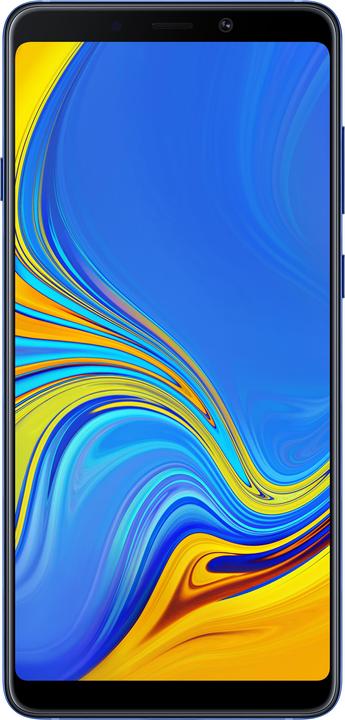 Produktbild Samsung Galaxy A9 (128 GB, Lemonade Blue, 6.30", Dual SIM + SD, 24 Mpx, 4G)