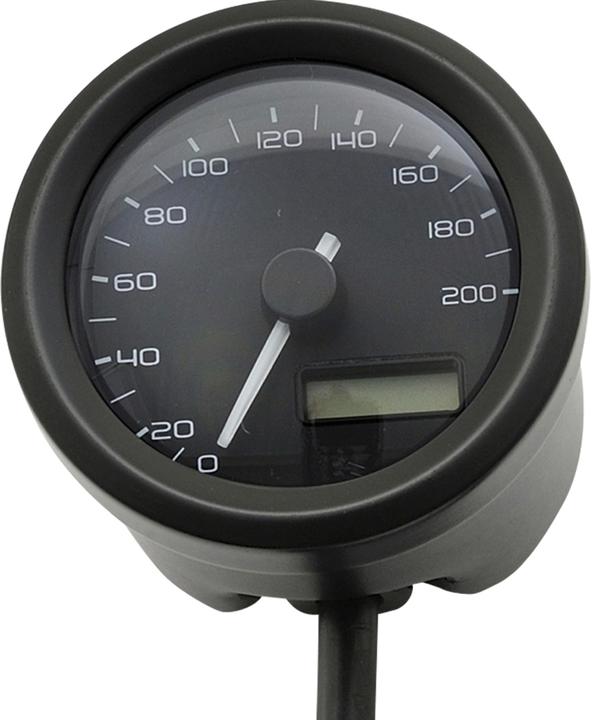 Geschwindigkeitsmesser "Velona48" 200 km/h mph, 3 Farben, schwarz