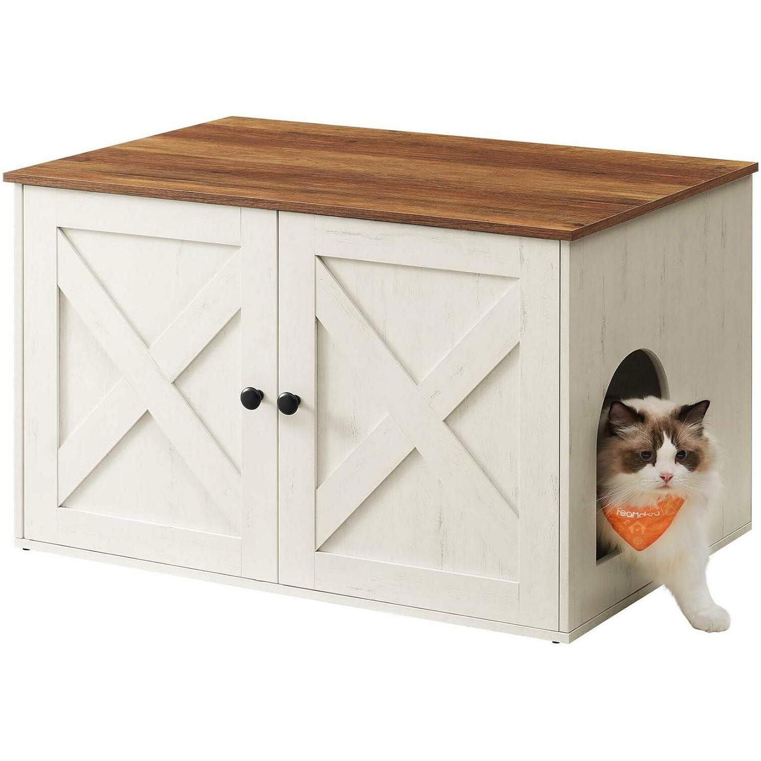 Comparer les prix de Feandrea Maison de toilette pour chat (Chat), Panier pour chien + chat