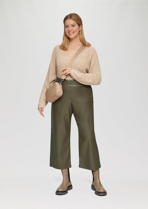 Produktbild S.Oliver Hose Culotte aus Lederimitat mit Nahtdetails (50)