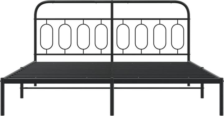 Actual product image VidaXL Bed frame with headboard (180 x 200 cm)