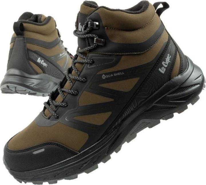 Lee Cooper grüne Herren-Trekkingschuhe (45)