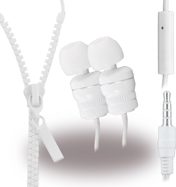 Produktbild Konkis Kopfhörer Zipper - Reissverschluss Stereo (Kabelgebunden)