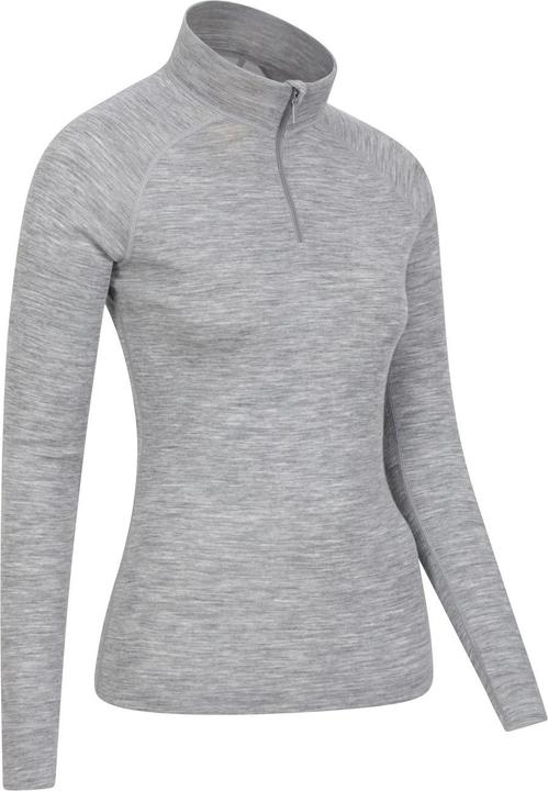 Immagine prodotto Mountain Warehouse Top termico donna/donna in lana merino con collo a cerniera (40)