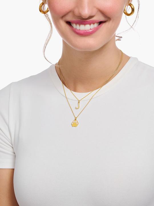 Image du produit Thomas Sabo Chaîne avec pendentif lettre J doré (Argent 925, 38 - 45 cm)