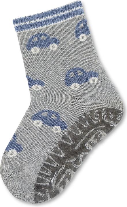 Image du produit Sterntaler Antirutsch-Socken Autos Silber Melange Gr. 27/28 (Une unité par pack, 27)