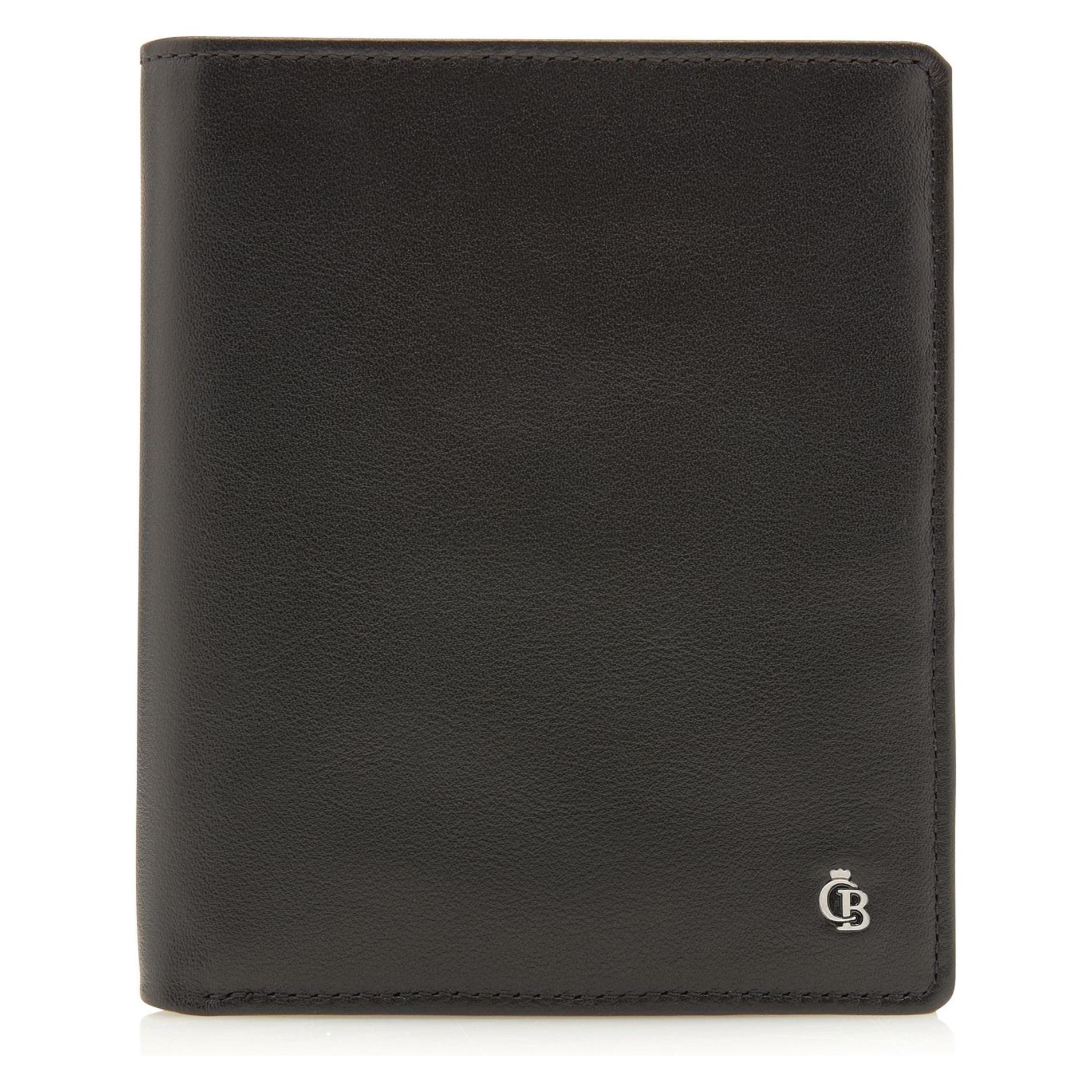 Castelijn & Beerens, Mannen, Portemonnee, Vita Portemonnee Rfid Leer 10, 5 Cm, Zwart