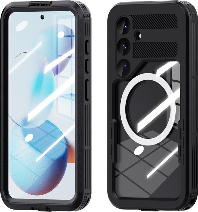 Produktbild Redpepper Samsung Galaxy S25 - IP68 Mars Series Wasserdichtes Outdoor Case mit MagSafe, schwarz (Samsung Galaxy S25)