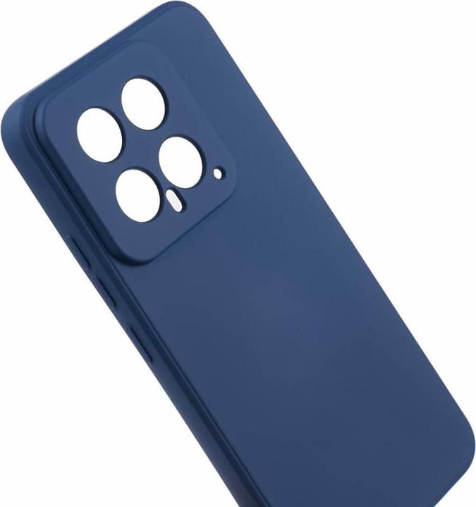 Image du produit Cover-Discount Xiaomi 14 - Housse en caoutchouc silicone bleu foncé (Xiaomi 14)
