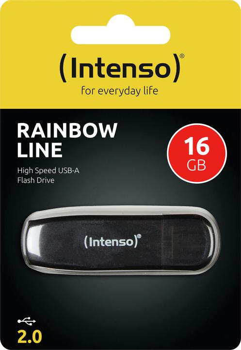 Image du produit Intenso Ligne arc-en-ciel (16 Go, USB-A)