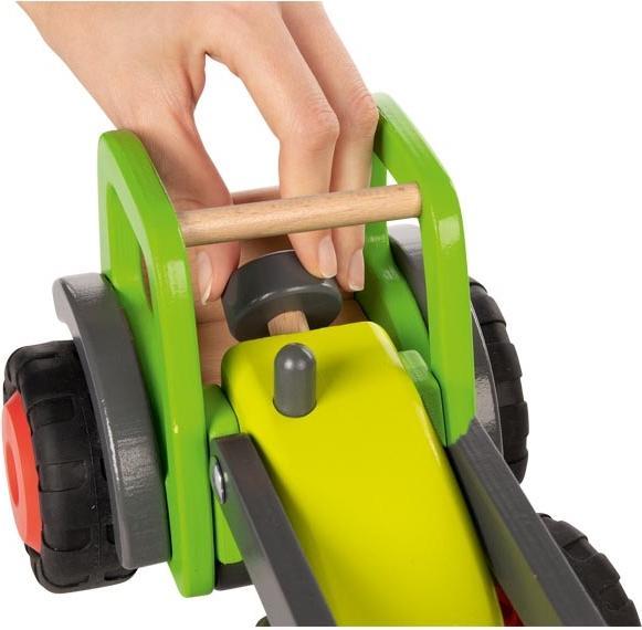 Actual product image Goki Wooden tractor with trailer
