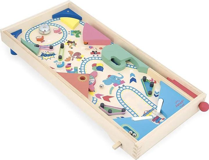 Actual product image Janod Applepop fairground pinball machine