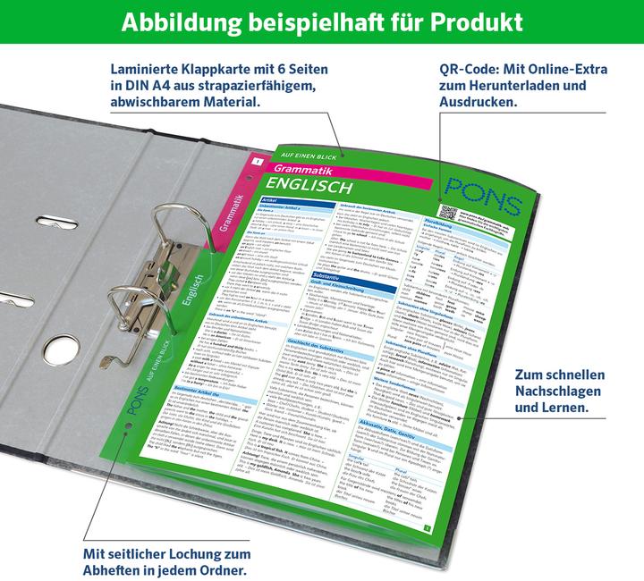 Immagine prodotto Auf einen Blick Deklination Latein (Latino, Tedesco, 2022)