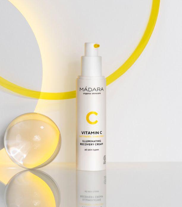 Image du produit Madara Crème de récupération illuminatrice à la vitamine C - Crème régénératrice (50 ml)