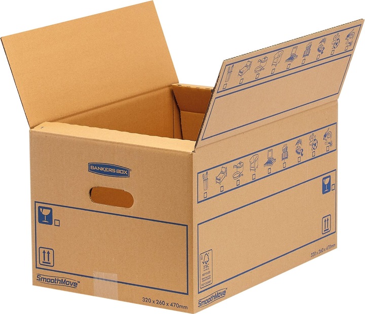 Actual product image Fellowes Removal box (9 x 60 x 80 cm, 39 l)