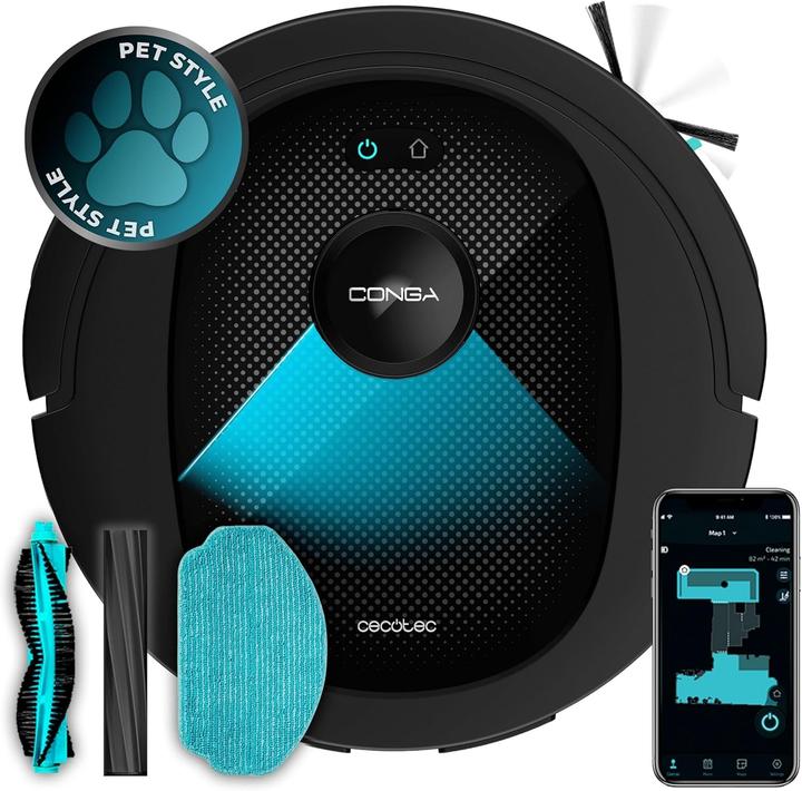 Produktbild Cecotec Conga 8490 Ultimate Ultra Power (7000 Pa, Wischtuch)