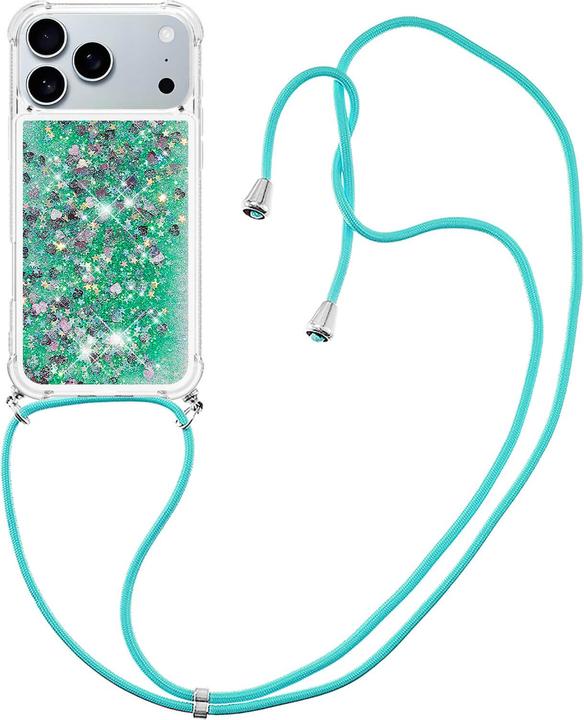 Immagine prodotto Cover-Discount iPhone 17 Pro - Glitzer Hülle mit Kordel (Apple iPhone 17 Pro)