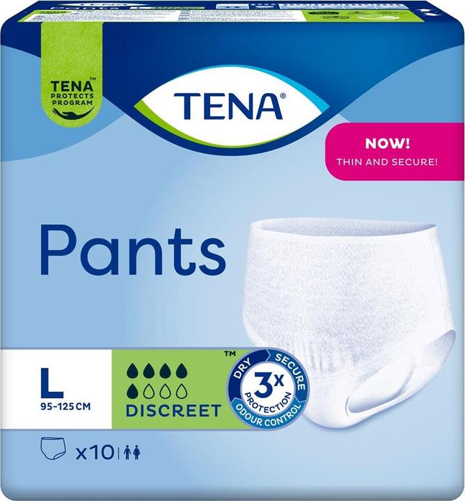 Immagine prodotto Tena Pantaloni discreti Lare (10 x, Grande)