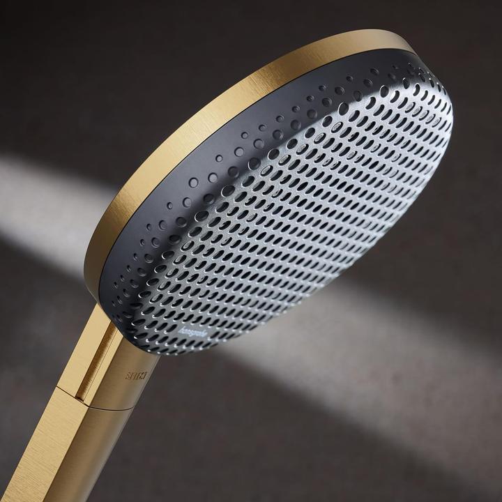 Actual product image hansgrohe Raindance Alive Select S Water-Saving Shower Head with EcoSmart, Anti-Limescale, and Three Jets (3 Beam types, 7.10 l/min)