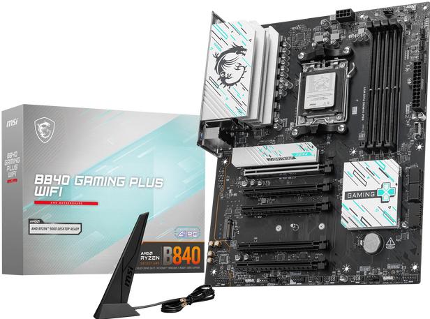 Actual product image MSI B840 GAMING PLUS WIFI (AM5, AMD B840, ATX)