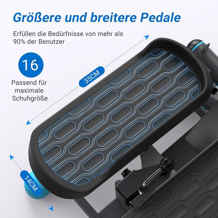 Actual product image Merach Mini Swing Stepper mit Widerstandsbändern