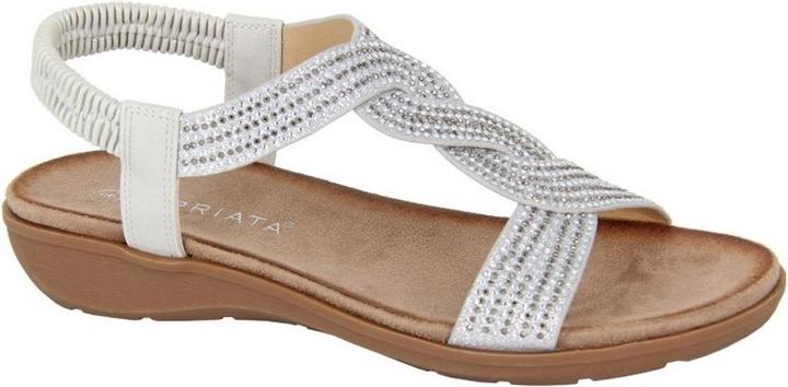 Actual product image Cipriata Womens/Ladies Josetta Sparkle Sandals (37)