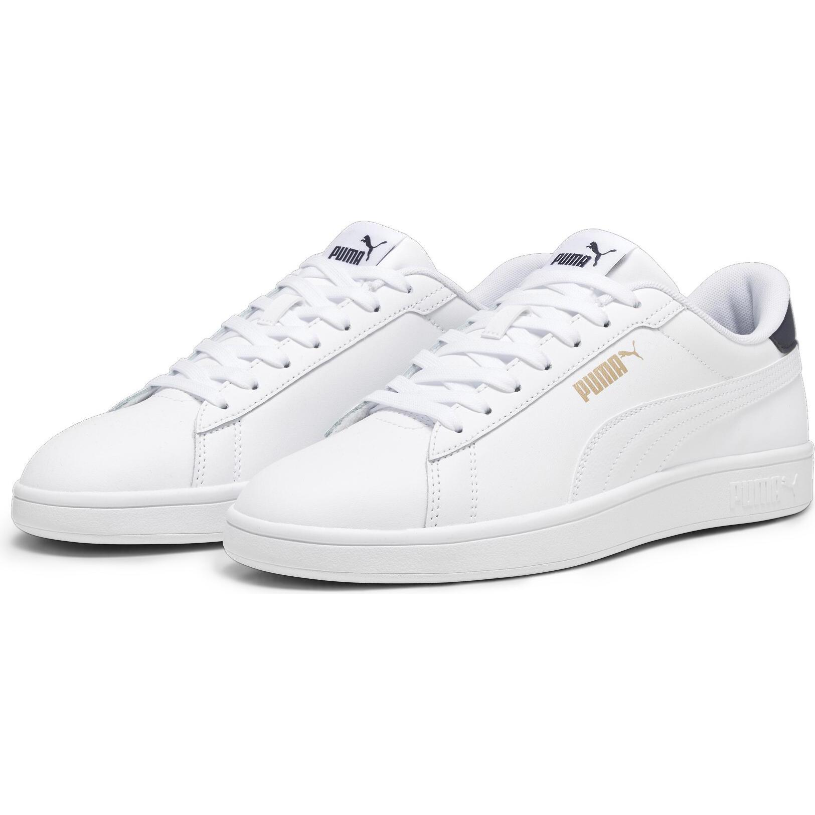 Puma, Unisex, Sneaker, Smash 3.0 L, Weiss, (43)