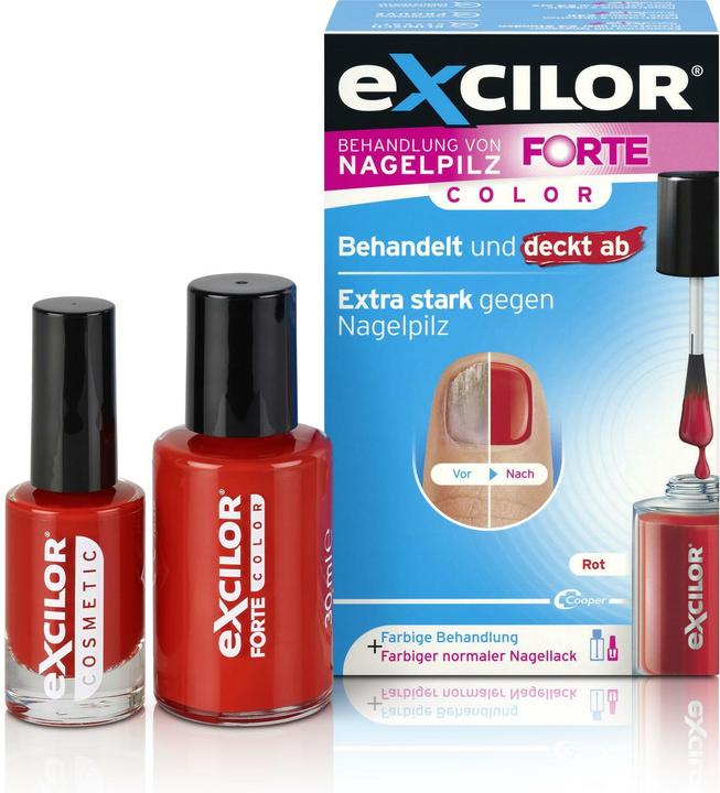Produktbild Excilor Forte 30ml Lsg Color Red 8ml (Rot)