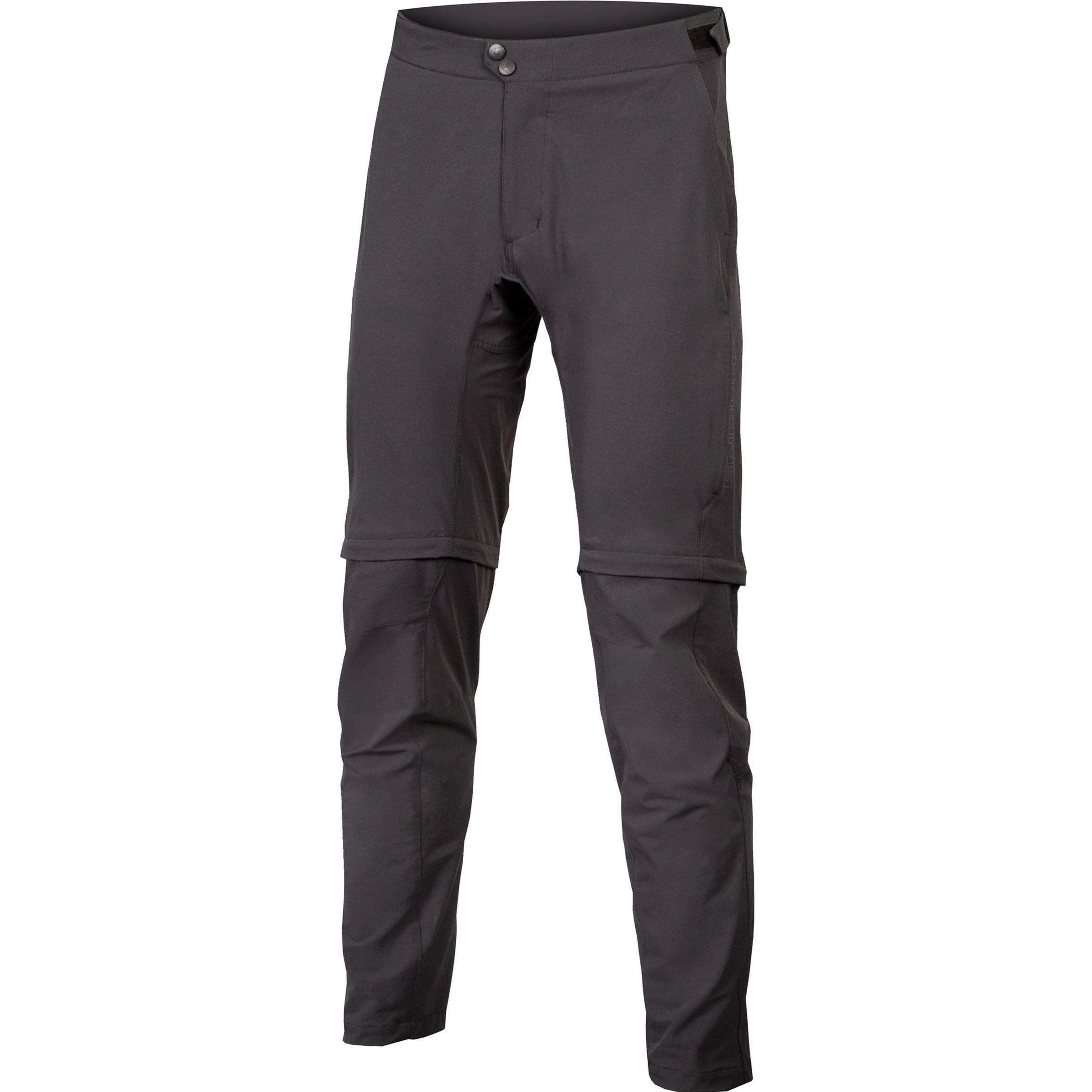 Endura, Herren, Velohosen, GV500 Zip-off Hose (M), Schwarz, M
