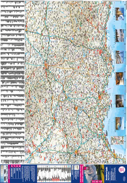 Immagine prodotto Mappa Spagna Nord/via di Giacobbe 1 : 350.000 350000