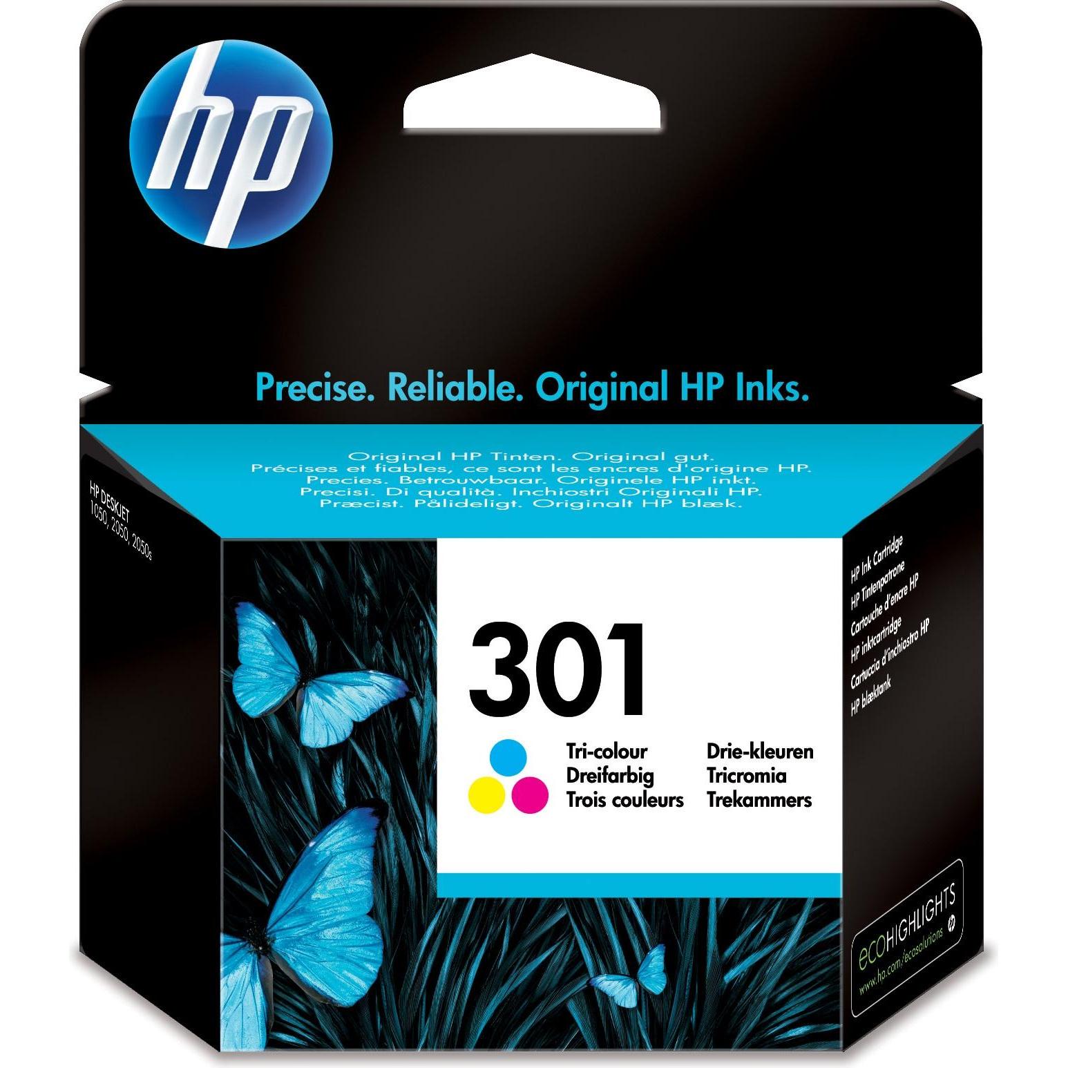 HP, Druckerpatrone, 301 (M, C, Y)