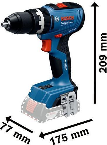 Produktbild Bosch Professional GSB 18V-65 + GWS 18V-8 + 2x GBA 4.0Ah + GAL 18V-40 + RAF BAG