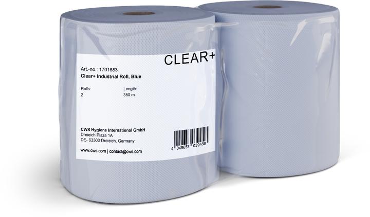 Produktbild Clear+ Industrierolle blau, 350 Meter, 2er Pack (2x)