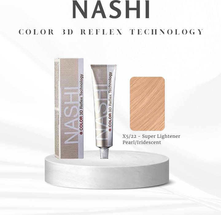 Image du produit Nashi Color 3D Reflex Technology Haarfarbe (iridescent, 22 - Super éclaircissant nacré, x5)