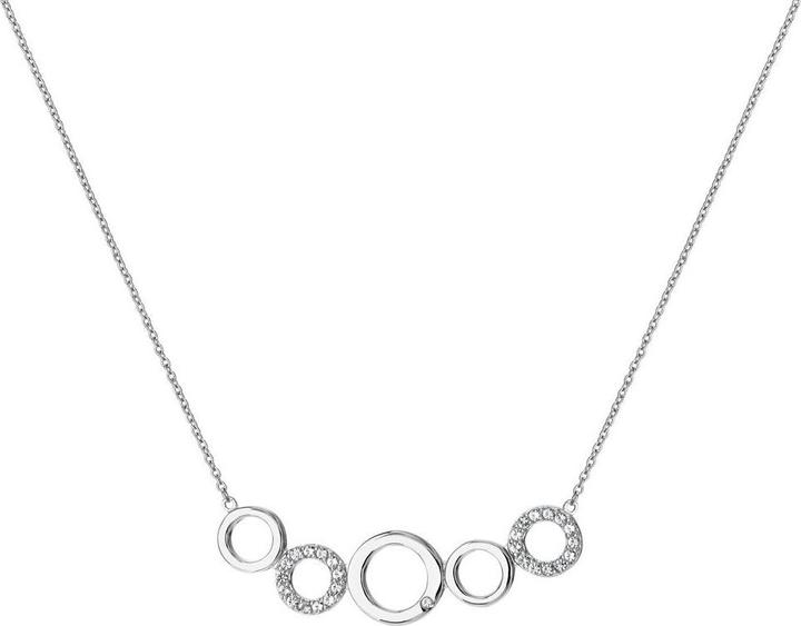 Produktbild Hot Diamonds Elegant silver necklace with diamond and topaz Balance DN164