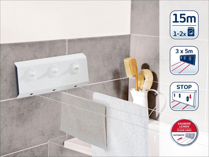 Image du produit Leifheit Séchoir Murraux Rollfix (15 m)