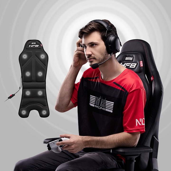 Actual product image Next Level Racing HF8 Haptic Feedback Gaming Pad