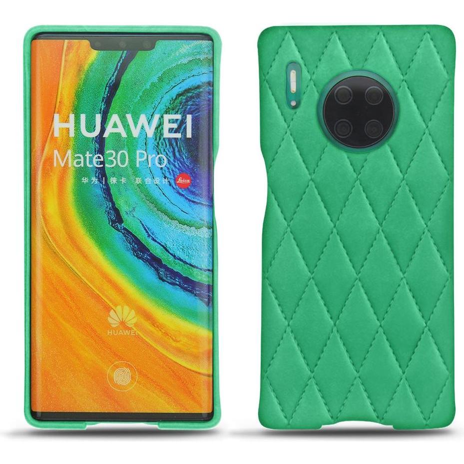 Noreve Lederschutzhülle (Huawei Mate 30 Pro), Smartphone Hülle, Grün