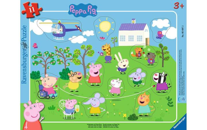 Immagine prodotto Ravensburger Saltare la corda con Peppa Wutz (11 pezzi)