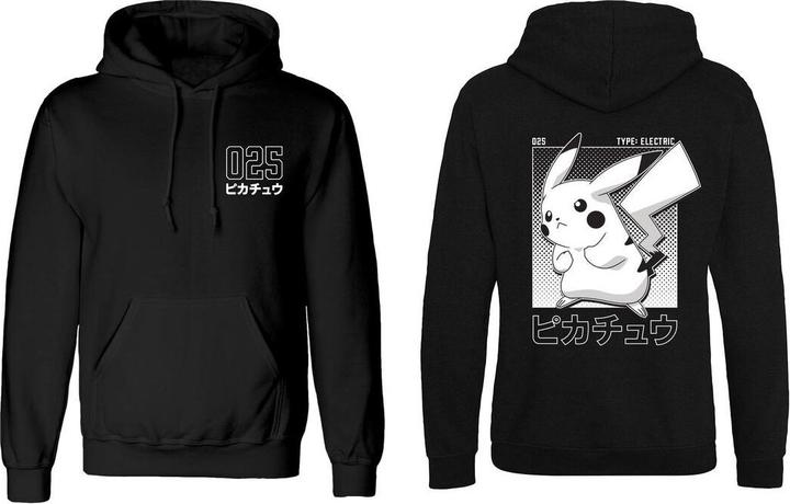 Immagine prodotto Heroes Inc Maglia con cappuccio Pokemon Halftone Pikachu (XL) (XL)