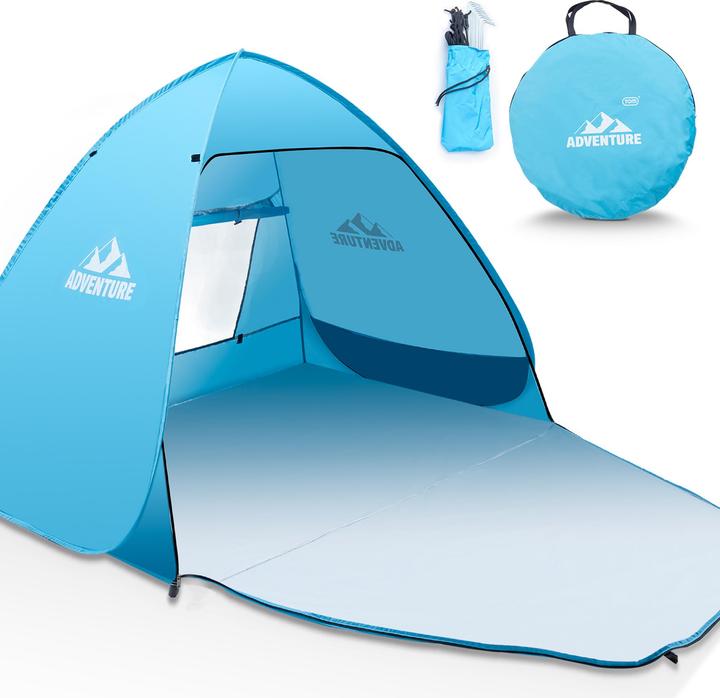 Produktbild Jamb Pop-Up Strandmuschel (Strandzelt + Strandmuschel, 3 kg, 3 Personen)