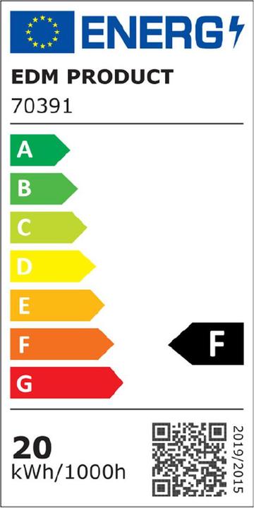 Energie-Label EDM Flutlicht 70391 (1400 lm, IP65)