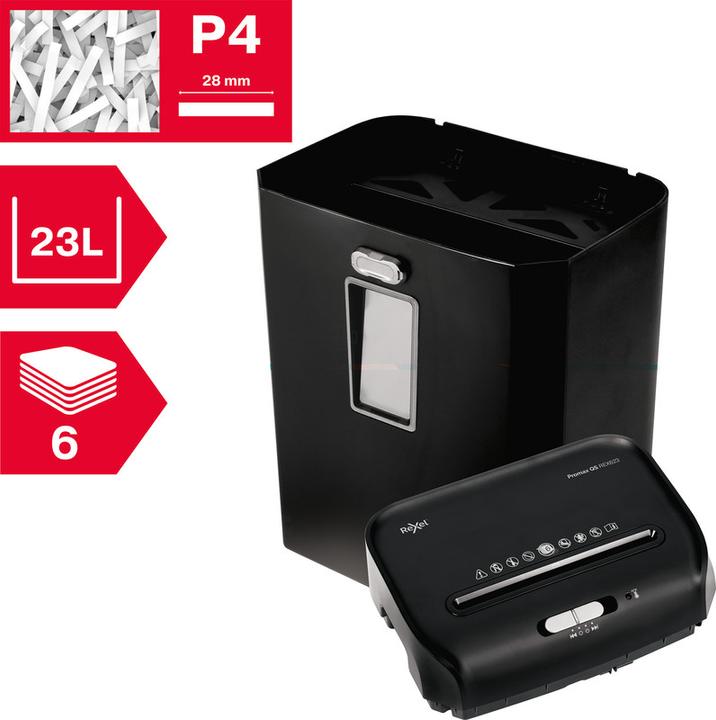 Immagine prodotto Rexel Trituratore Promax QS REX623 P-4, 6 pagine (Taglio delle particelle)