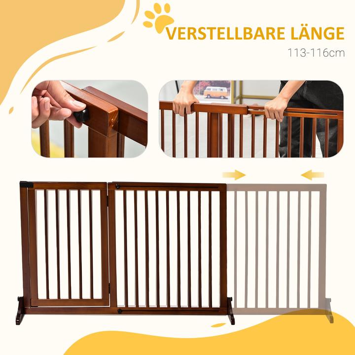 Actual product image PawHut Barrier grille adjustable length