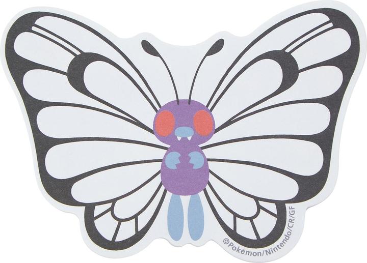 Actual product image Pokémon Butterfree Sticky Notes BUG OUT!